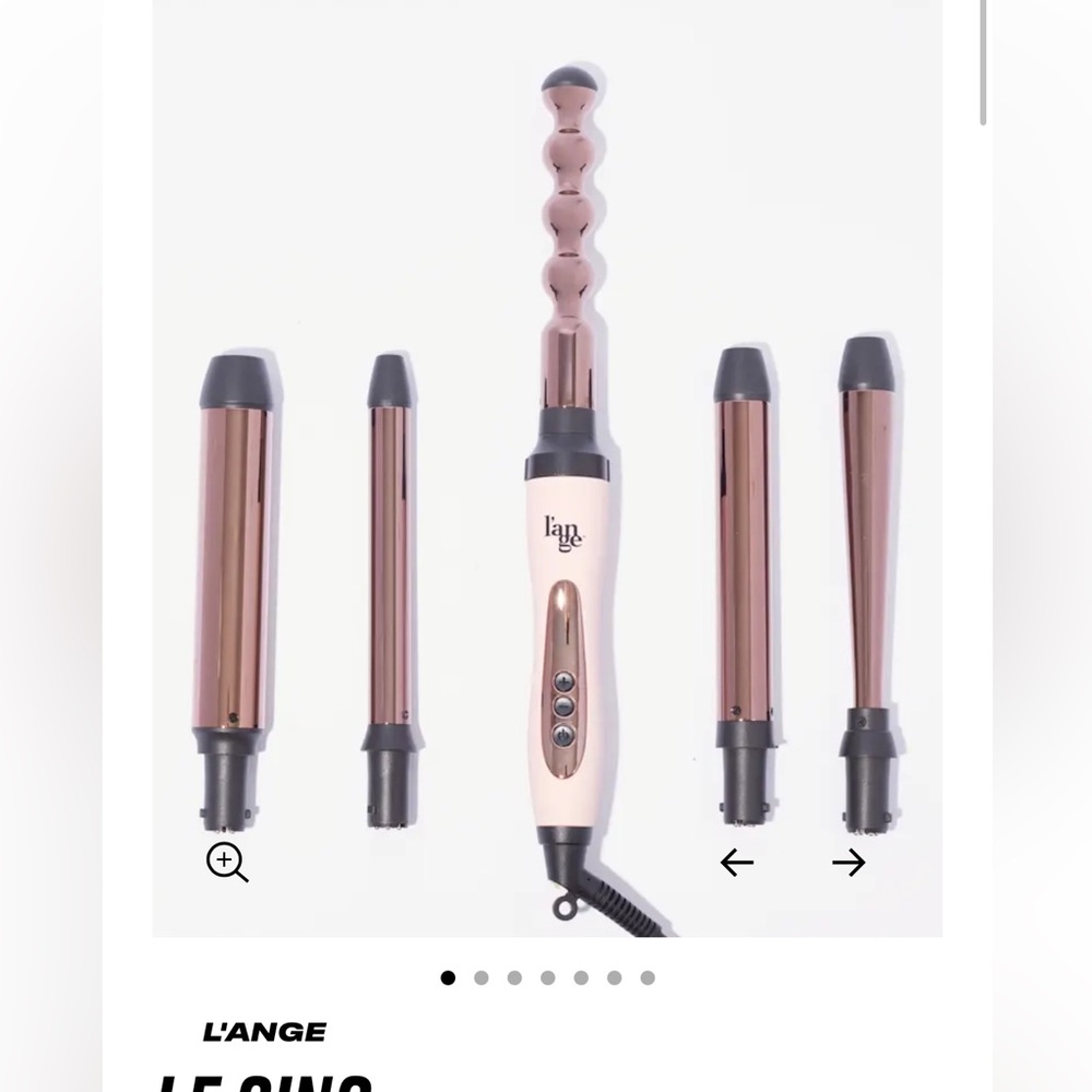 Lange Rose Gold Hair Styling Set